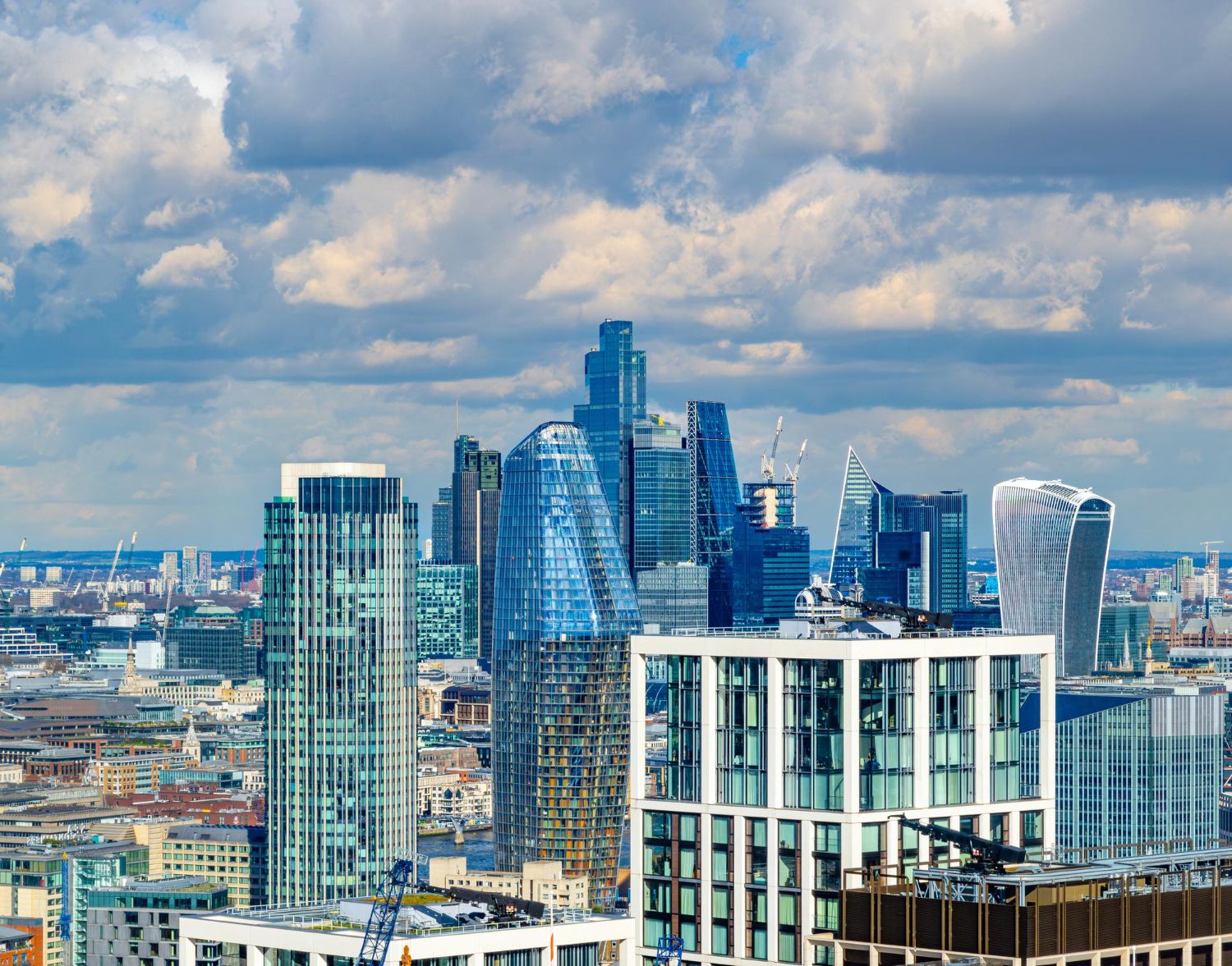The City of London skyline